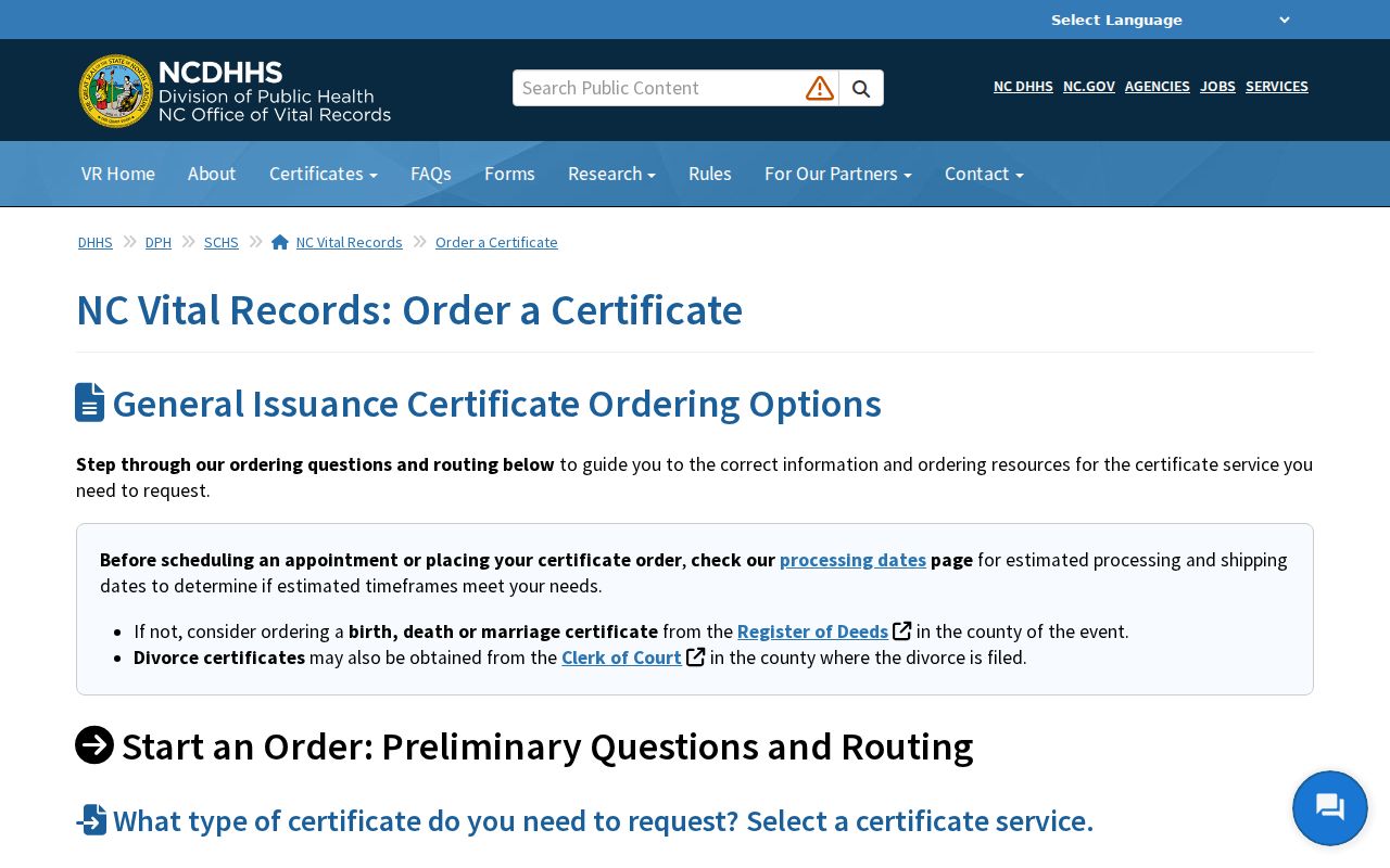 Apex residents directory North Carolina vital records order page