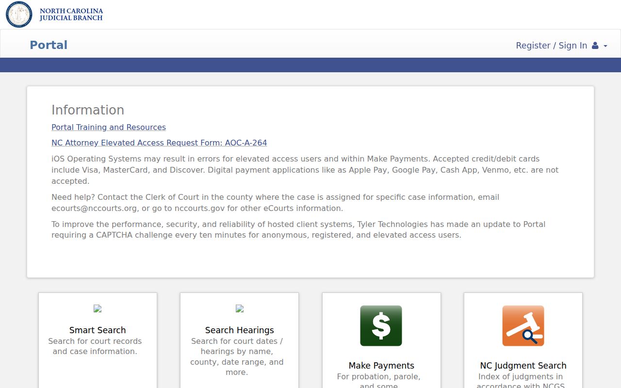 Apex residents directory North Carolina eCourts portal